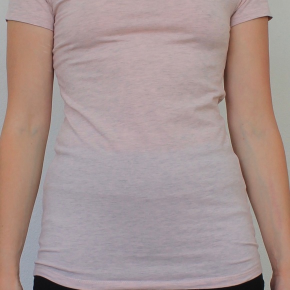 Pale Pink Layering Tee - Picture 3 of 4
